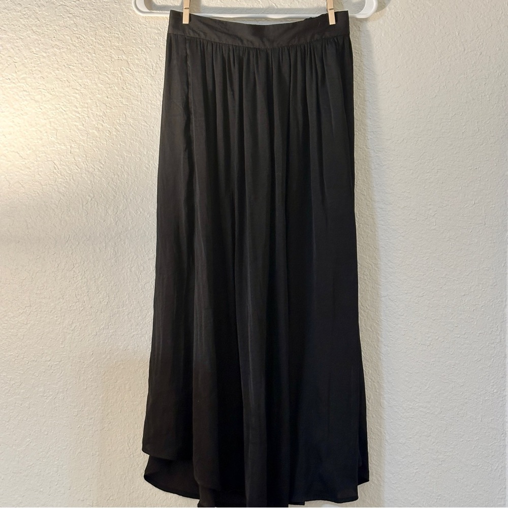Loft black maxi skirt small petite